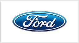 A blue oval with the word ford written in it.