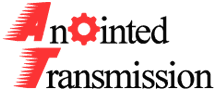 A red and black logo for the pointer transmisis.